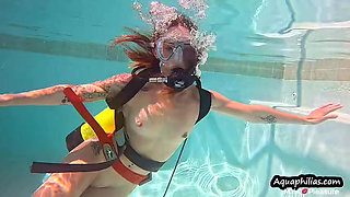 Scuba Flexing Muscle Stepmommy