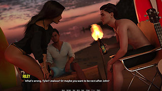 Dominos Beach 12: Riley's Blindfold Massage on John W/ Rebels