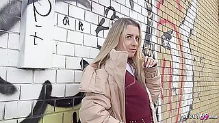 Slim Office Girl Adriana Sweetblonde Pick Up For Casting Fuck In Berlin