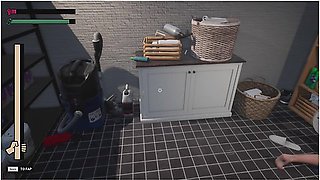 Stepmom Got Stuck In The Washing Machine Homemade Fisting With Various Toys