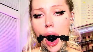 Ex wifey blonde homemade solo masturbation fun