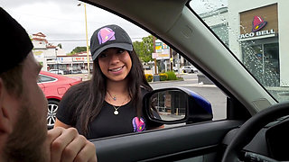 I Pick up Slutty Taco Bell Worker & Fuck Her in My Car! Melztube, Steve Rickz