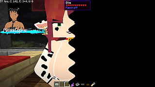 Minecraft Jenny Mod Fapcraft - Ellie, a Goth dommy mommy with a cow bikini and tasty milkers