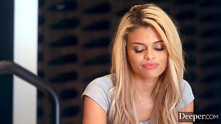 Deeper. Sexy Destiny & Maddy Compete for Manuel's Attention