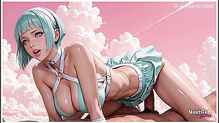 Big-tit Hentai Babe Enjoys Getting Fucked And Filled With Multiple Creampies [ai-generated] With Car Toon