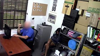 Shoplyfter Blackmailed: Skinny Teen in POV Art Porn