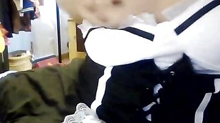 Submissive Horny French Maid Slut Dirty Talk Waiting for Master in Bed