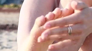 Yoga on the Naked Beach
