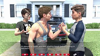 Naughty Neighbours - V0.53 - Adam fucked Nikki and ate his own cum-highlight