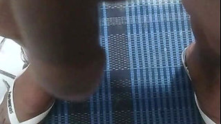Rehearsing in the Kitchen with Dripping Soft Cock