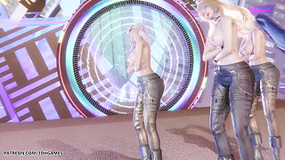 Kard - Gunshot Ahri, Kaisa & Evelynn Sexy Striptease