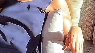 Hot Car Loving MILF Get's Treated to an Amazing Orgasm by Her Husband.