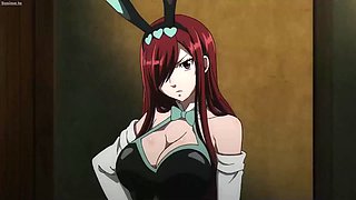 Anime: Erza Scarlet from Fairy Tail FanService Compilation Eng Sub