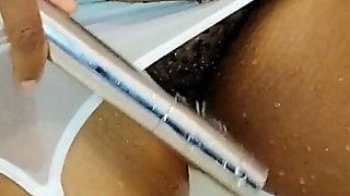 Masturbating in the Shower