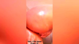 Big boob brunette masturbates on webcam