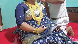 Bangladeshi Bride Akhi Moni Hardcore Wedding Night Sex - Blowjob & Doggy Style with Big Cock Cumshot