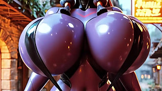 Gigantic Bouncing Breasts Demon Girls Compilation WITH SOUND!