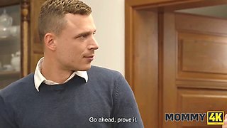 Hot MILF Pavlos & Victoria Nova seduce and dominate their cuckold partner with big tits and French pussies