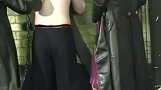 Dominant British Blonde MILFs Punish a Guy Together