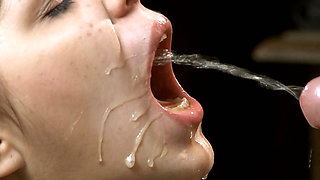 Suck My Big Dick and Swallow My Pee Sweet Girl