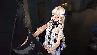 Cartethyia Intense 3D Hentai Fuck - Skinny Slender Girl Rough Hardcore Sex Session & Creampie