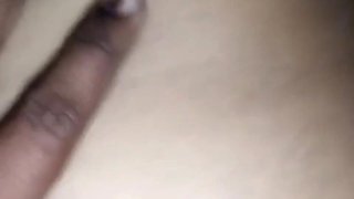 Black Aunty Hot Pussy Showing and Blowjob with Stepson