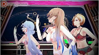 Honkai Star Rail Siobahn Bartending Dreamscape! Anime Hentai R34 Porn Milf Joi Sex