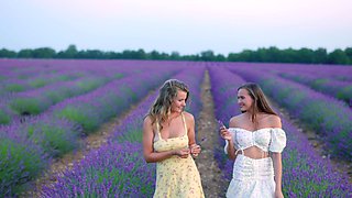 Dirty duo meets sassy stunner for a wild orgy in the great outdoors