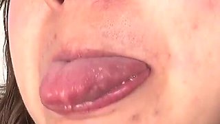 Amateur Girl Series. Real Amateur Rumi’s Tongue Observation and Saliva Fetishism