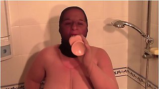 Pervert! Piss On And Piss Off! Bbw Milf Pantyhose Encased Take A Shower After Pissing And Drink Piss