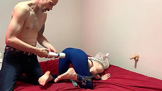 EmoDream1998s BDSM Teen Bondage: Hitachi Clit Fingering