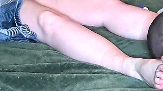 Valentines Foot Worship and Cum