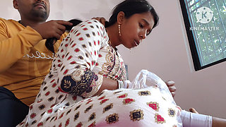 My wife was watching a hot video and she got in the mood, I fucked my wife's ass.