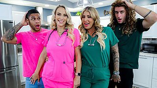 Delightful Alex Harper and Natalie Brooks - straight hair video - Reptyle Selects