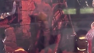 Stepsister Wins a Game of Mortal Kombat and Gets Fucked Thanks to Her Beautiful Tits!