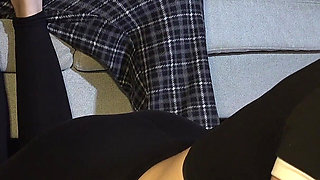 Delilah's Accidental Footjob - (dreamgirls in Socks)