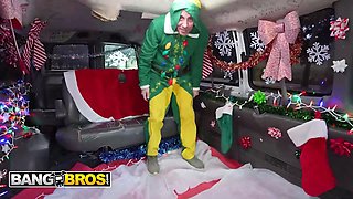 Bangbros - holiday cash has jessica aaren juggling her boobie for Tony Rubino’s sticky nail bus complete
