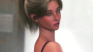 Busty 3D anime babe with big nipples in a wild hentai adventure