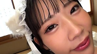 Asian Girl Blowjobs Outdoors POV