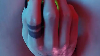 Judy Pussy Fucking Herself From Behind with a Nice Dildo