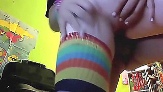 Very Cute teen 18+ Emo Girl Fucks on Webcam