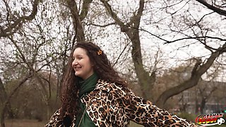 German Scout - Big Natural Saggy Tits Teen Alisa Horakova with Hairy Pussy at Casting Fuck