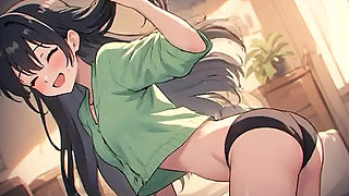 AI Anime Hentai Uncensored, Uncensored video of 18 Year old Teen Hentai MILF, 3D Hentai Cartoon on closeup by Kiidzy Animates