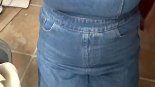 Wifey Taking a Load on Her Big Breasts
