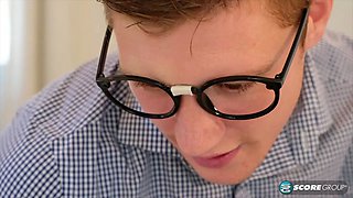 Lilly James and the big-dicked nerd