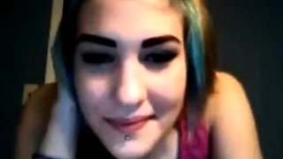 Emo Amateur's Funky Hair Cam Show