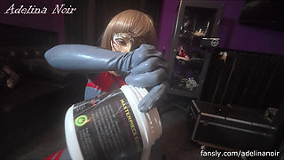 Full Latex Fisting Session - Adelina Noir epic anal fisting with FISTDUDE