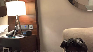 Asian Latex Masturbation and playing big boob