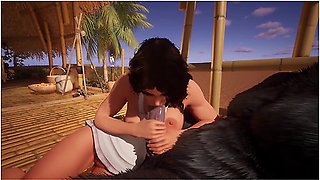 Furry King Fucks His Obedient Maid - Car Toon