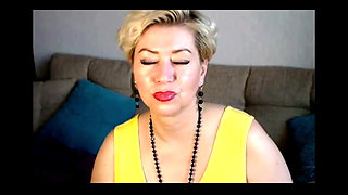 My Wife Is a Cool Webcam Slut Hot Mature Bitch in Yellow Dress